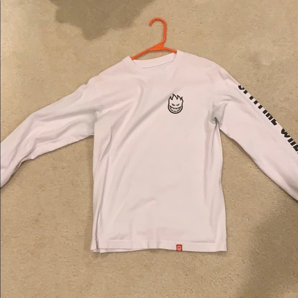Spitfire White Small Longsleeve